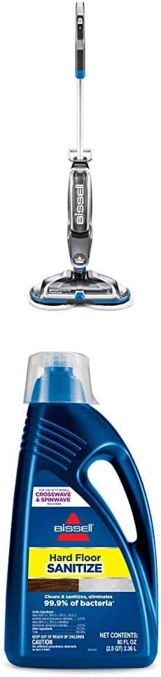 Shop Biz Clean Floor PET Bissell Network – SpinWave Spin 23157 Hard Cordless Mop,